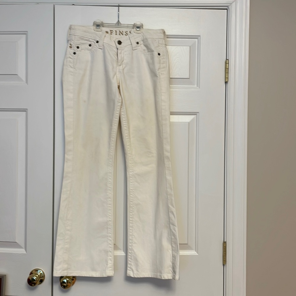 White FINS size 29 jeans